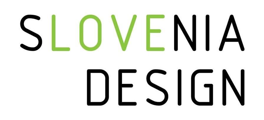 LOVE for the Slovenia Design. Logo of the Slovenia Design Showroom in Milano Design Week 2017. Copyright: All rights reserved for Slovenia Design.