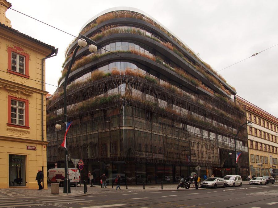 Façade of the Floral motifs dominate the design by Stanislav Fiala - Guiding Architects 