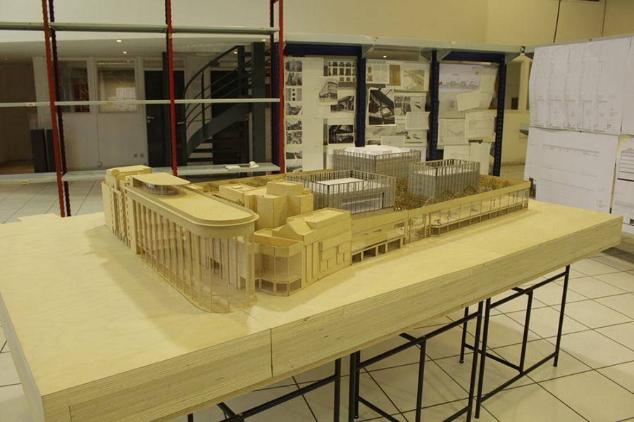 View of the new Centre Pompidou Model - Guiding Architects