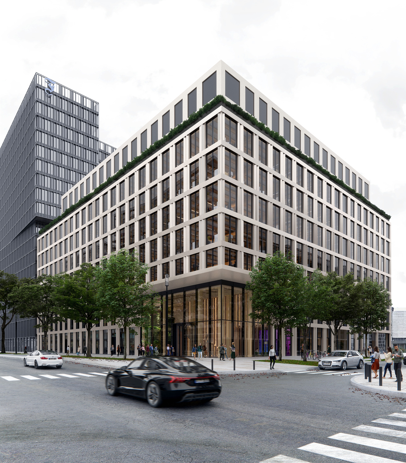 Guiding Architects, article: Verlagshaus der Frankfurter Allgemeinen Zeitung mit Bürohaus ‚Tipi‘ (Fig. 3)
