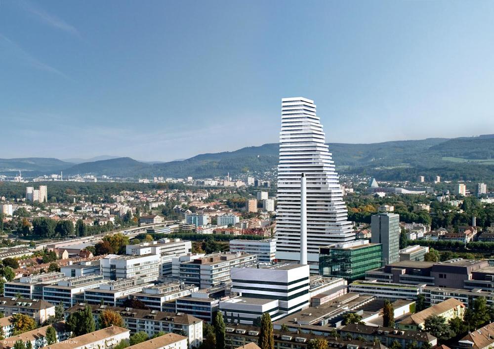 Roche-Tower Basel by Herzog & De Meuron