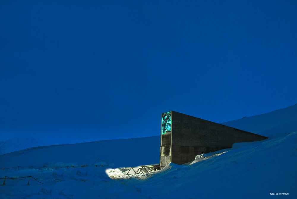 Global Seed Bank in Svalbard Norway, Photo: Jaro Hollan