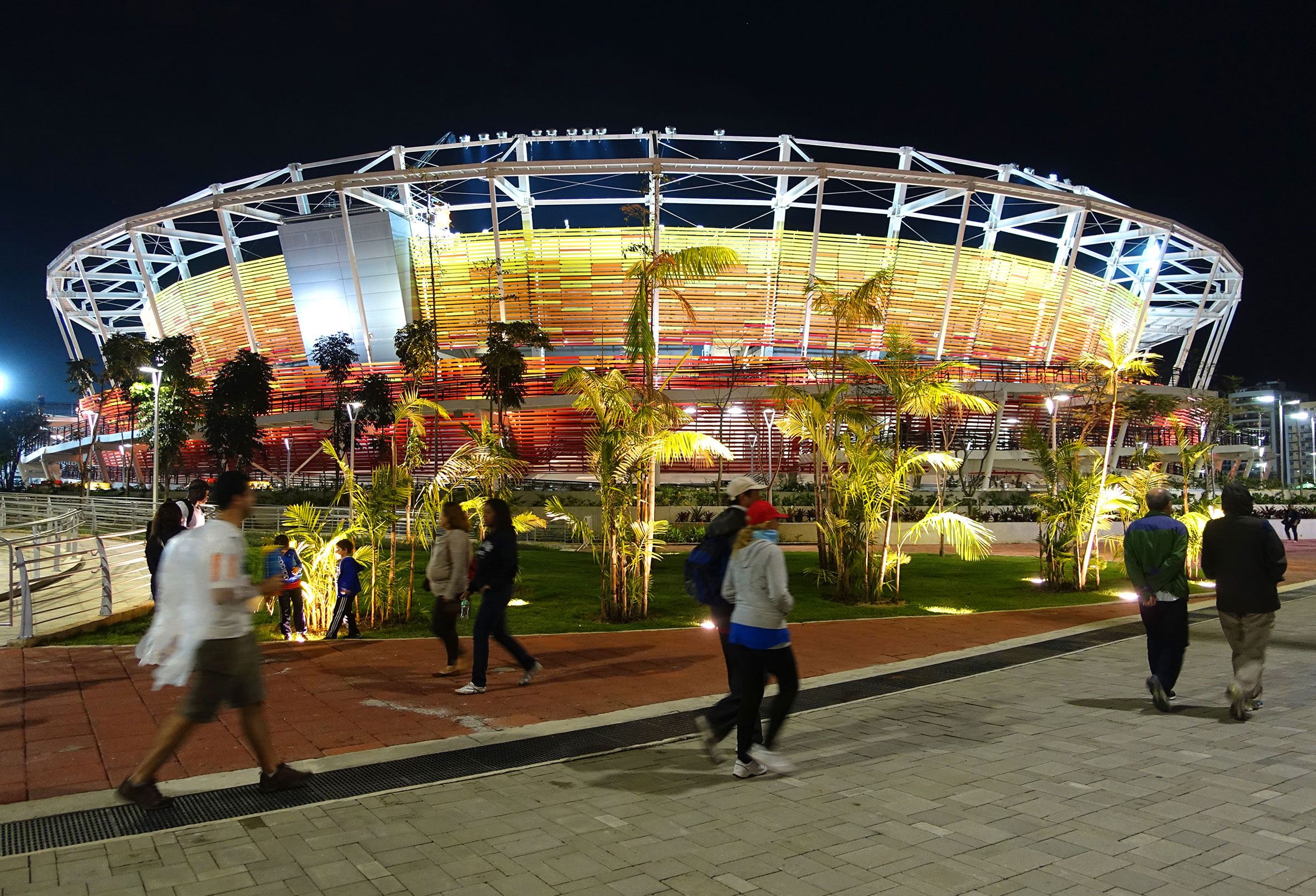 Tennis Stadium at the Olympic Park of Rio de Janeiro