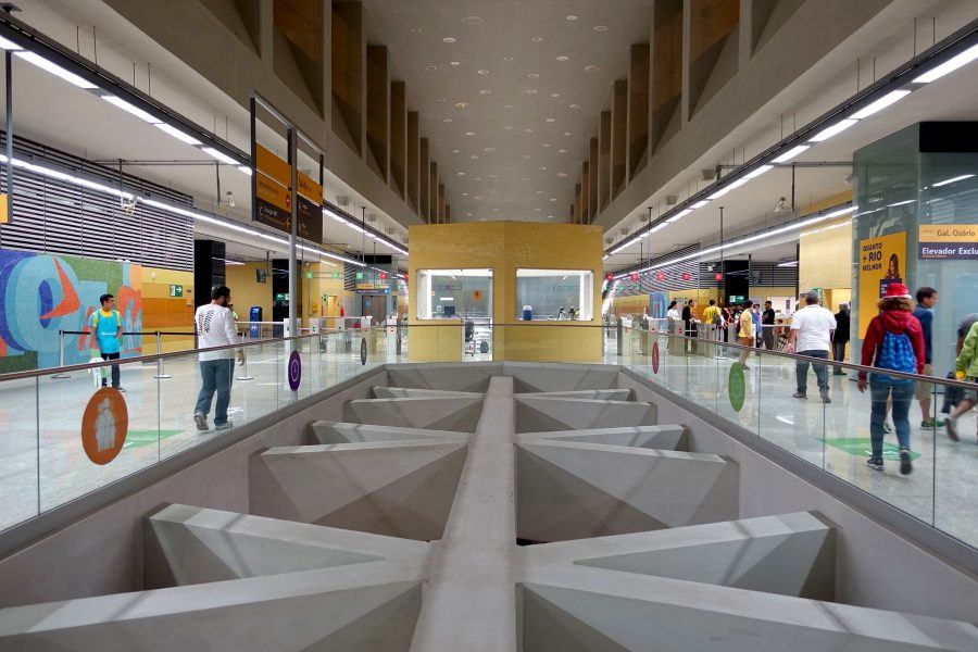 New Subway Station at Barra da Tijuca.