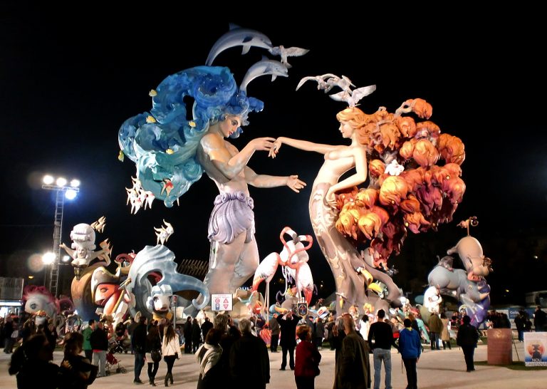 Las Fallas the celebration which is heritage of mankind Guiding