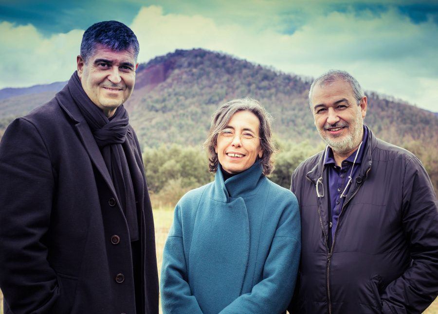 Rafael Aranda, Carme Pigem and Ramon Vilalta.