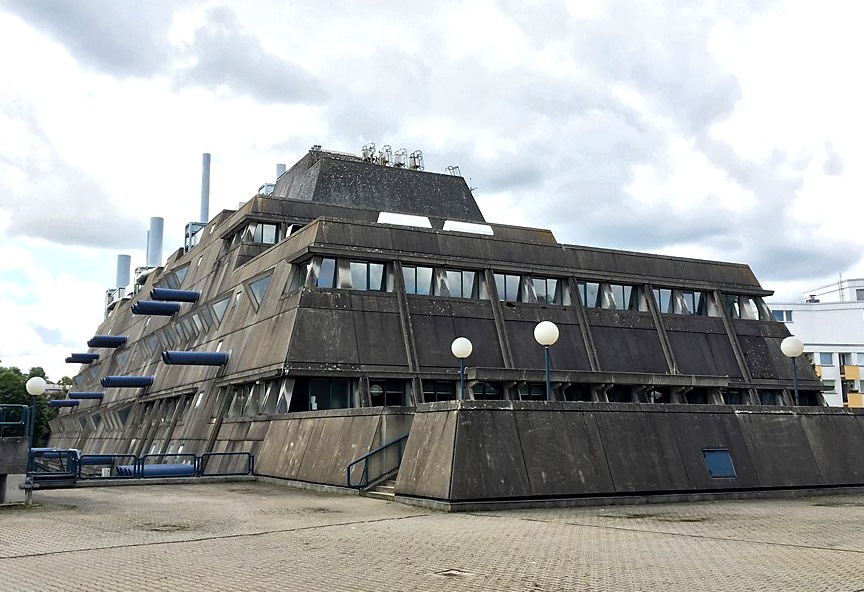 Mouse Bunker main façade, as a key example of Brutalism in Berlin. Copyright. Thomas M. Krüger.