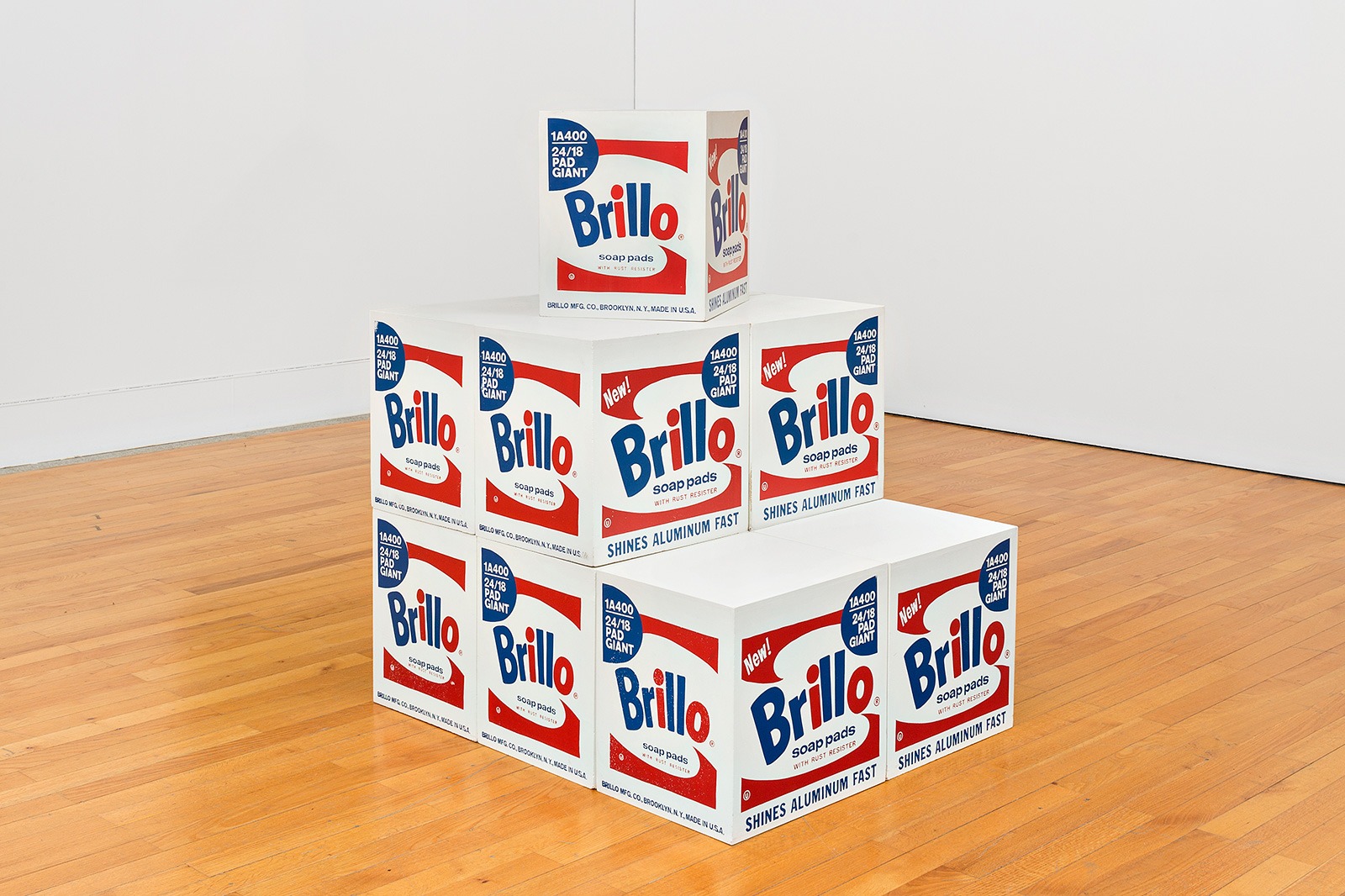 Brillo Box. 964-68. Screenprint and acrylic on plywood. Museu Coleção Berardo, Lisbon. Copyright: 2017 The Andy Warhol Foundation for the Visual Arts, Inc. / VEGAP.