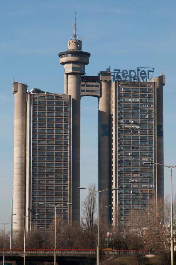 Genex Towers, the residential and commercial buildings by Mihajlo Mitrović, 1970-80. Copyright: Relja Ivanić.