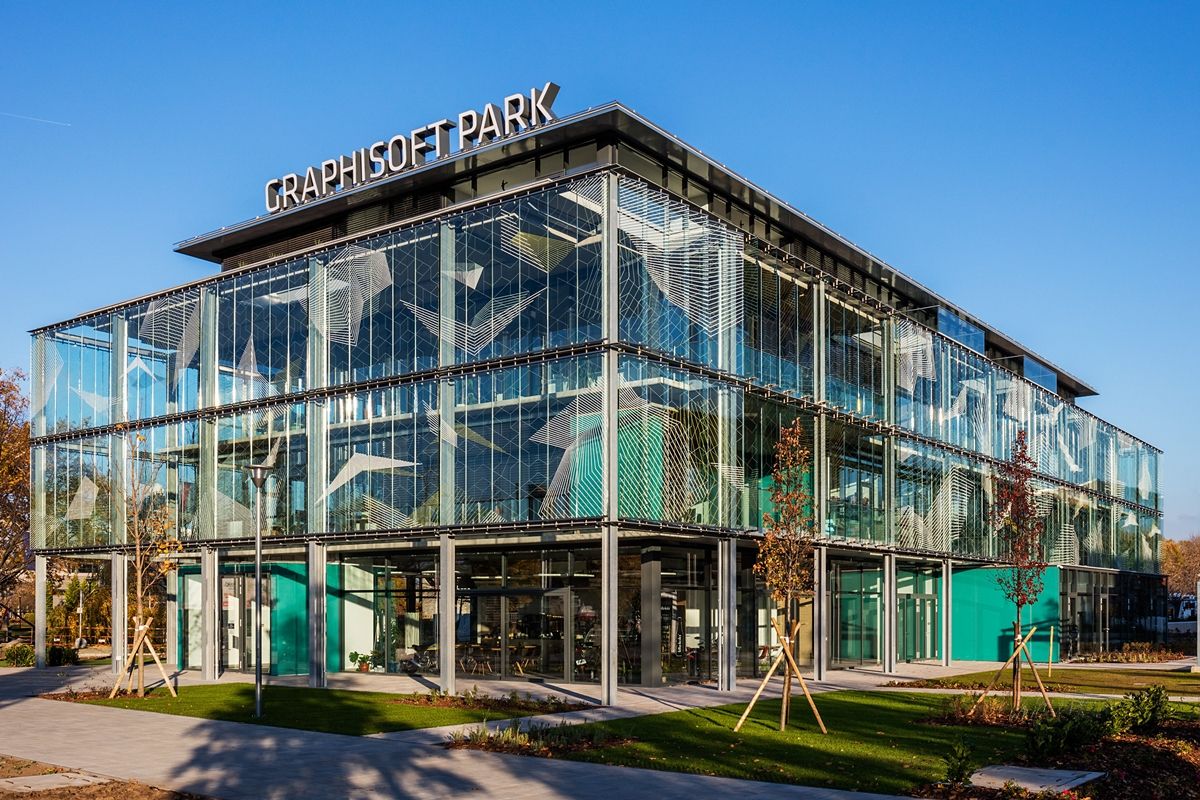Graphisoft Park Budapest outside view