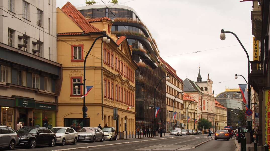 The new building named “The Turf “ in the city centre of Prague - Guiding Architects