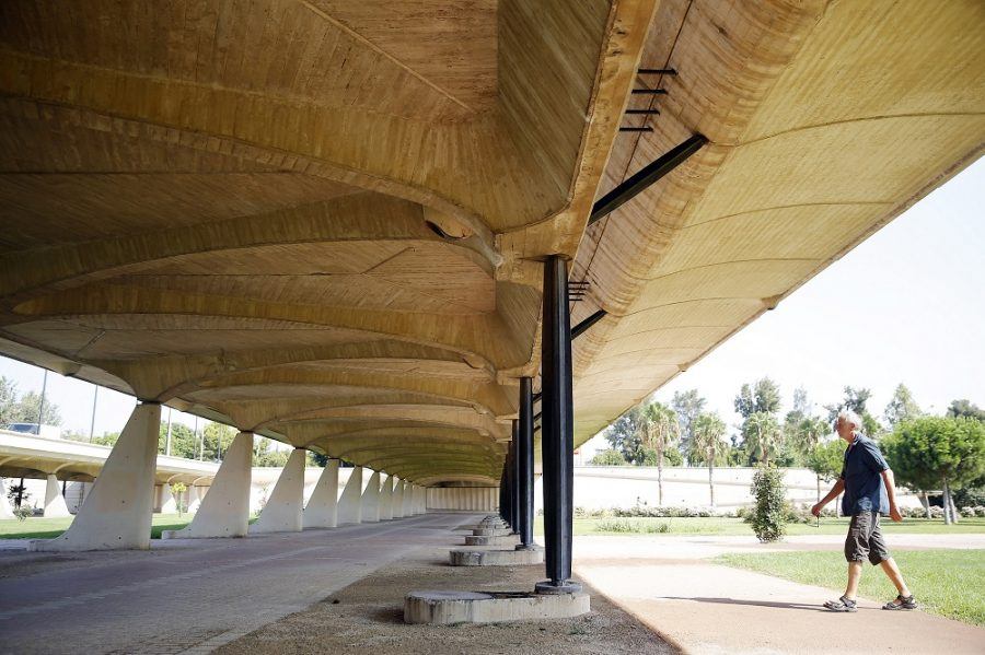 View of the First bridge of Santiago Calatrava - Guiding Architects