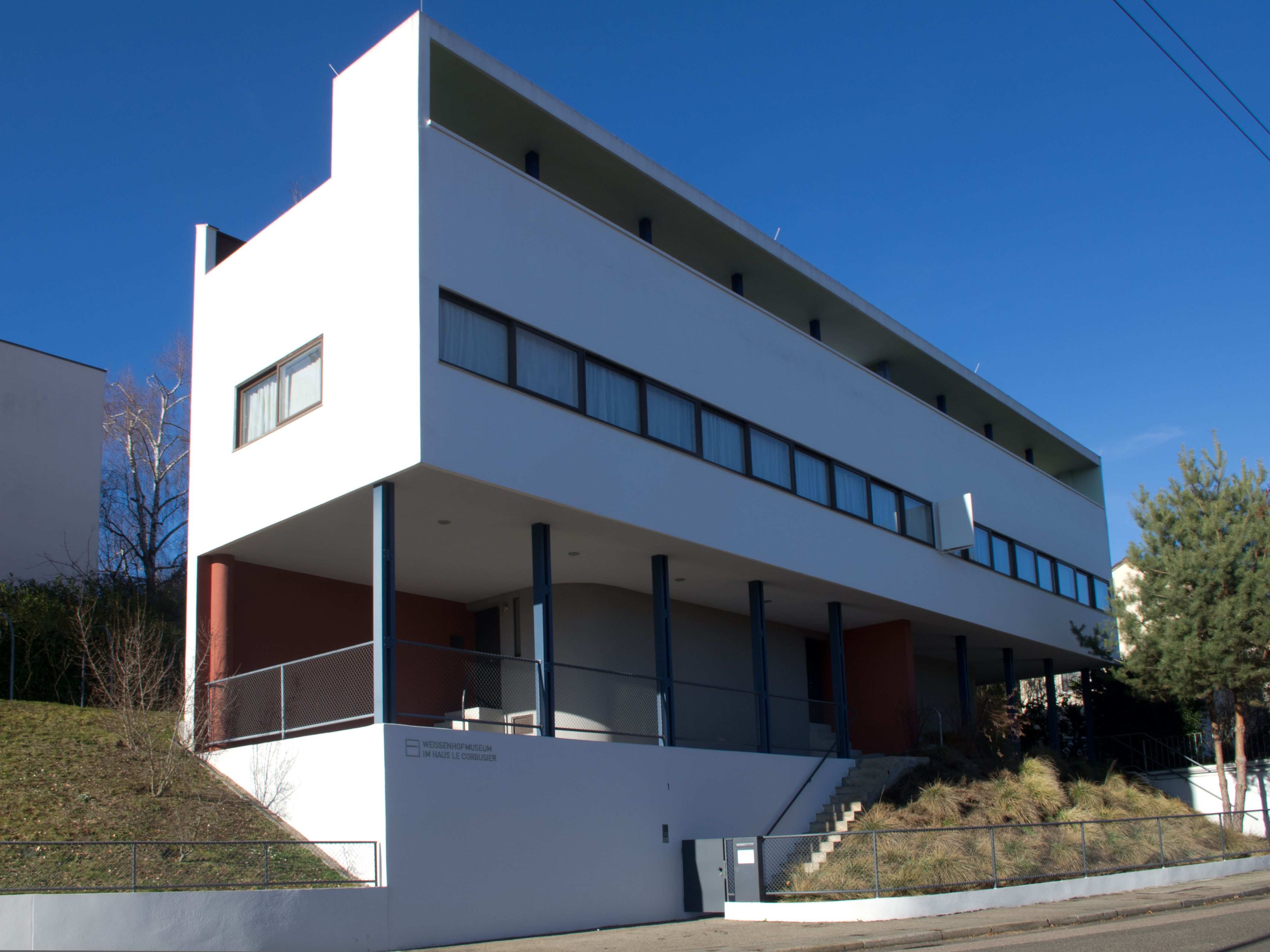 View of Weissenhof Stuttgart Le Corbusier - Guiding Architects