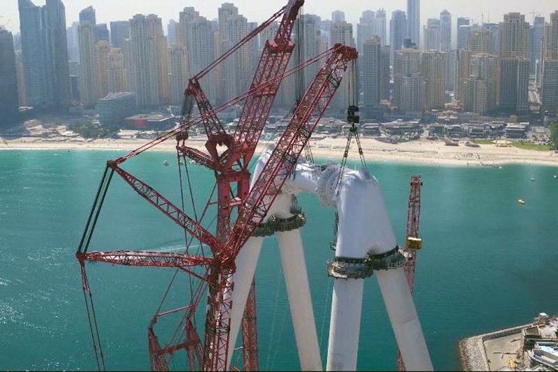 Sky view from wheel hub assembly - Guiding Architects