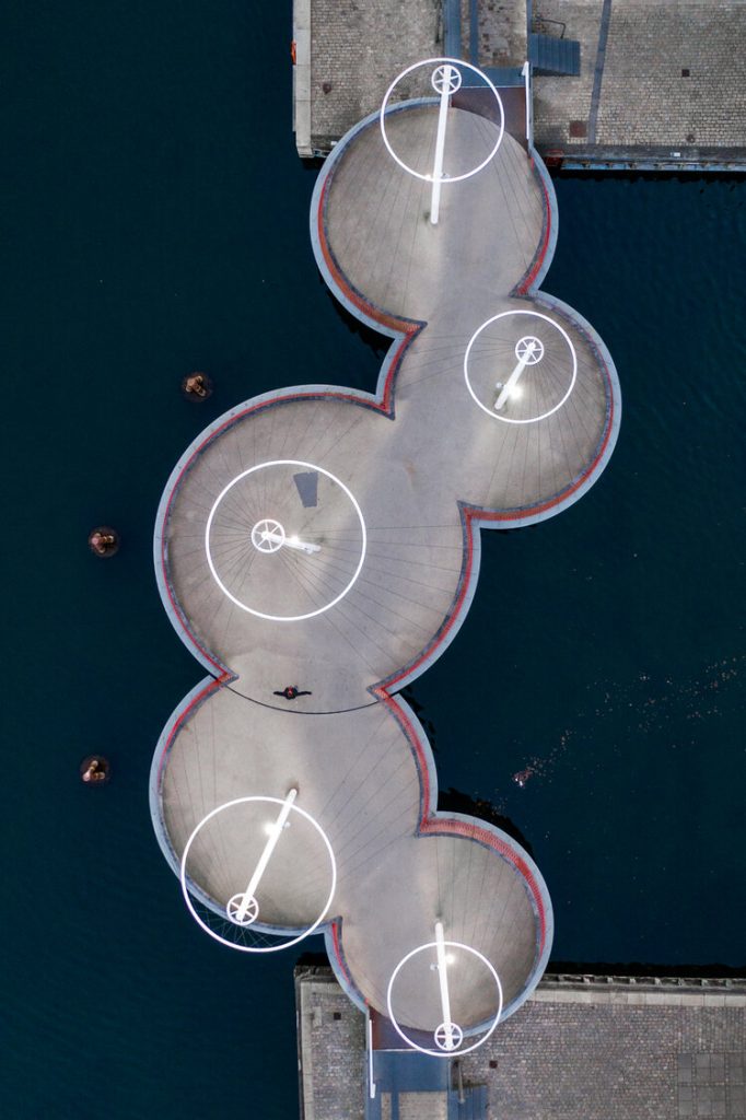 Kopenhagen: Circle bridge – Olafur Eliasson – Photo by: ©Astrid Maria Rasmussen