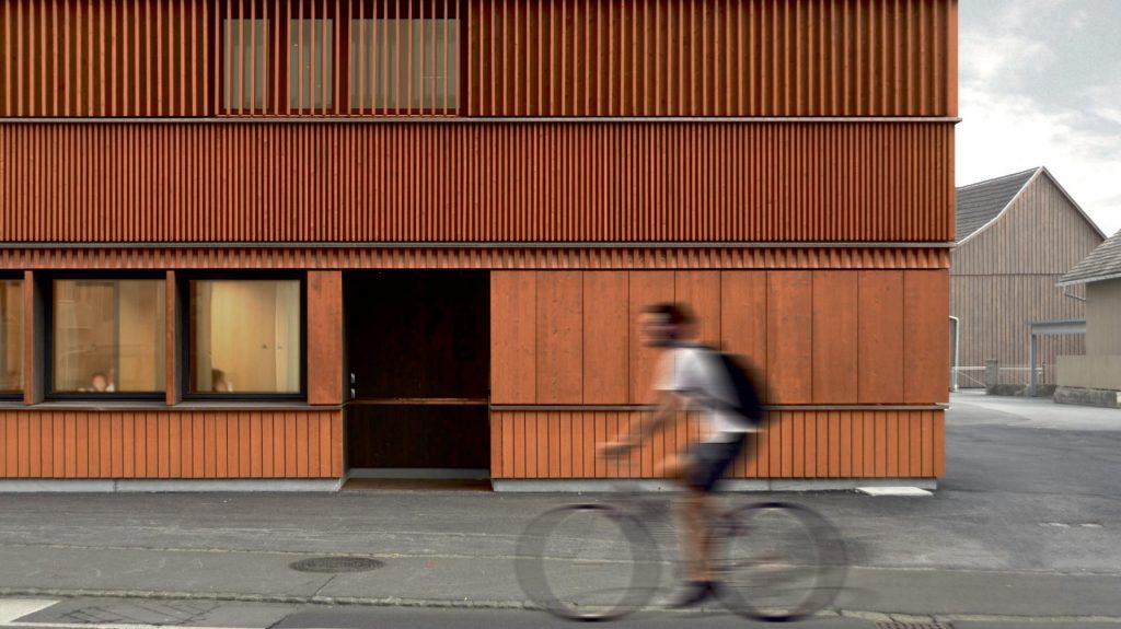 Austria, Vorarlberg, Bregenz: HOTEL JOHANN LAUTERACH - JUST REOPENED (Ludescher+Lutz Architekten). Ulla Wälder ©Ludescher Lutz