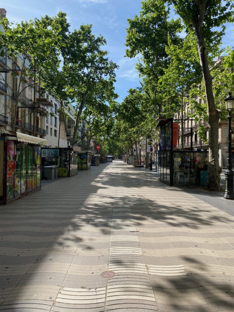 The Empty Ramblas. Photo by ©GA Barcelona
