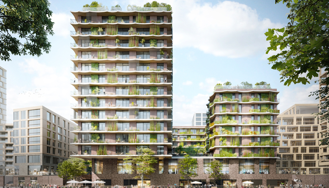 Moringa HafenCity vorne. Photo by: ©kadawittfeldarchitektur rendertaxi