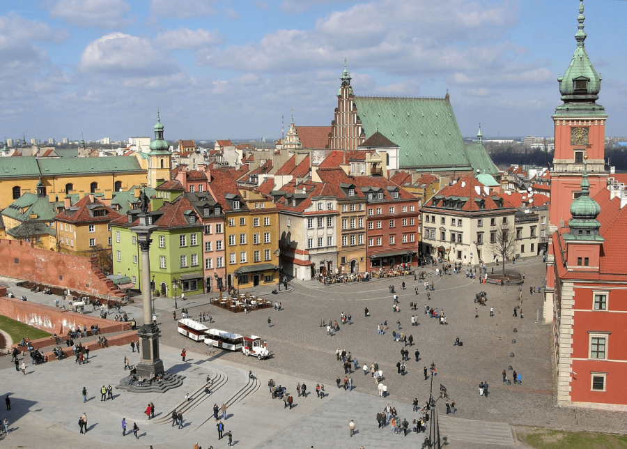 The Old Town.  - Varsovie