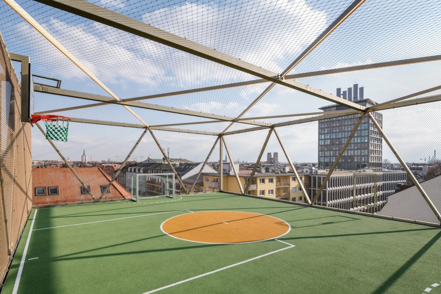 Roof soccer field - 