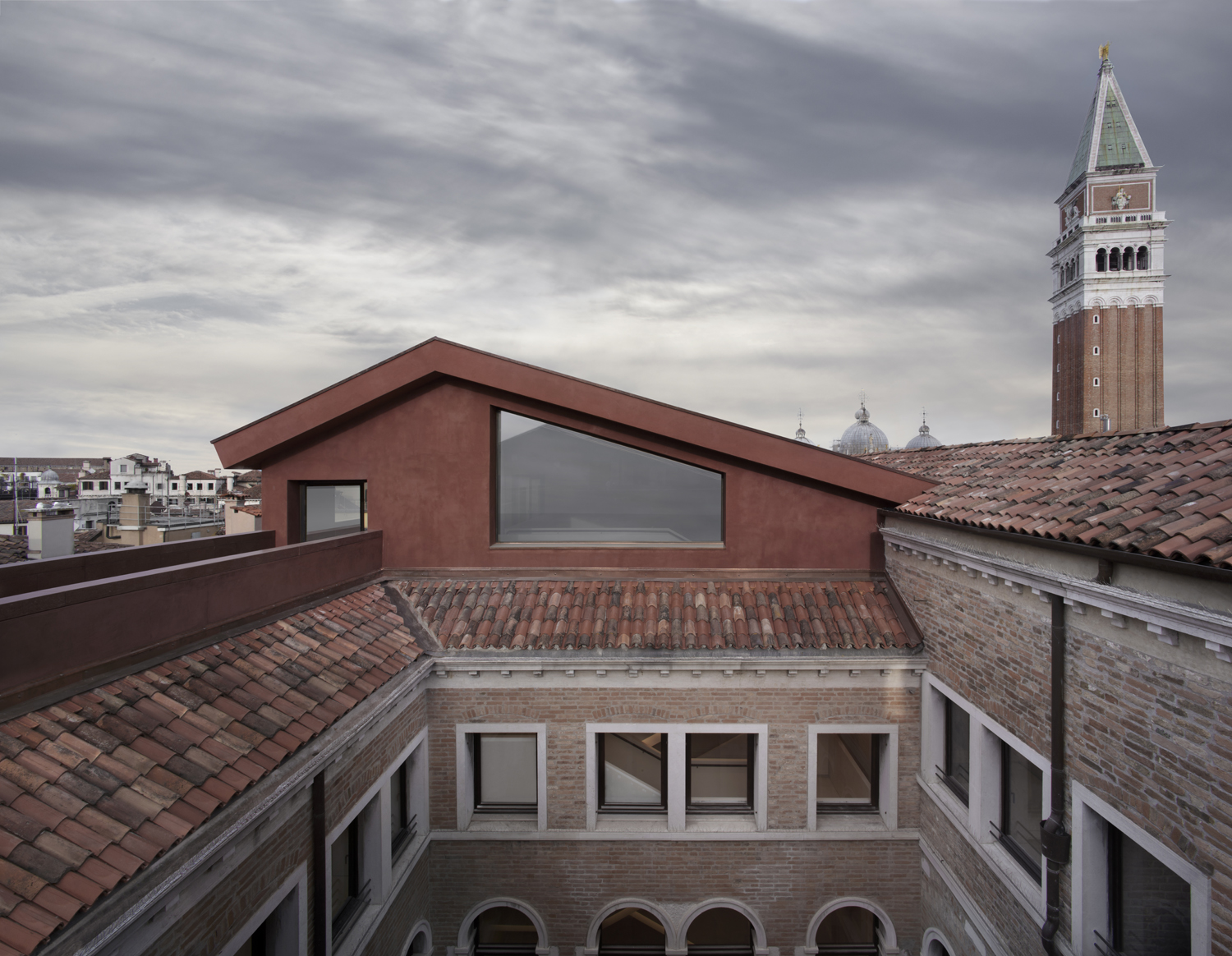 View from the roof terrace.