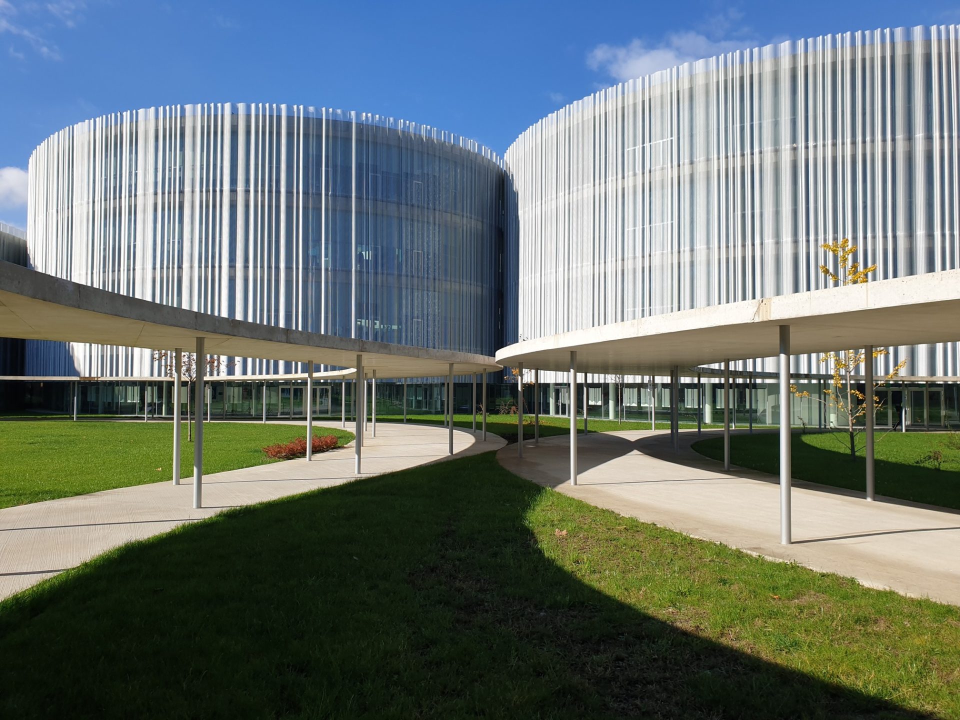 The building seen from one of the internal courtyards