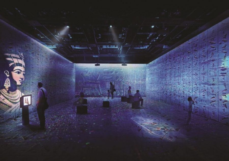 Multimedia space. Courtesy ©OMA - Egyptian Museum of Turin