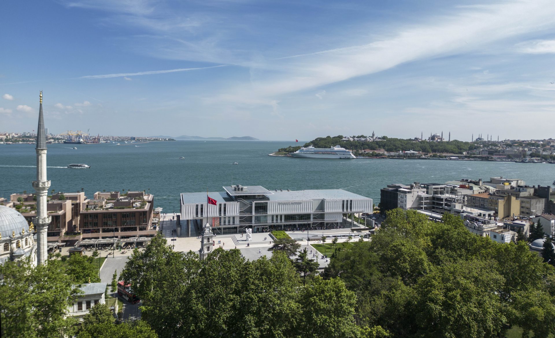 Istanbul Modern Museum design by Renzo Piano Building Workshop