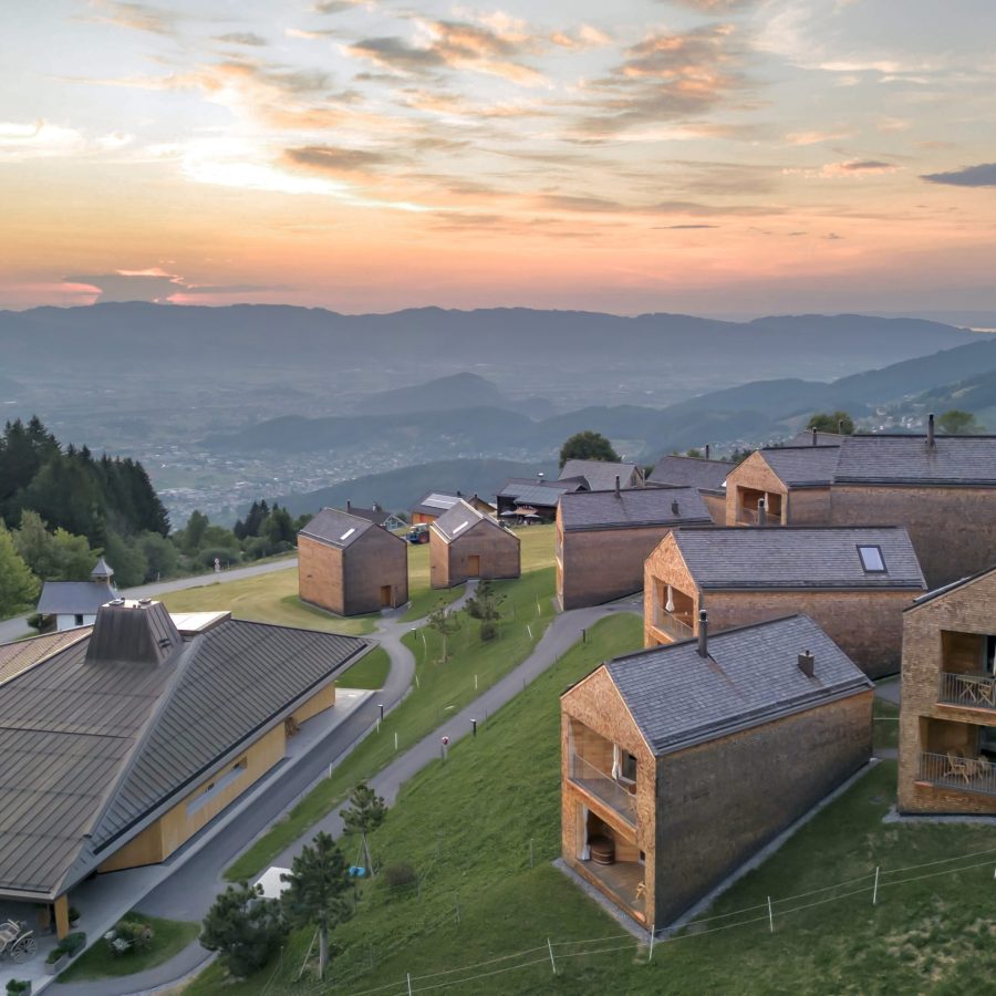 Peterhof Restaurant & Chalets, Furx (Baumschlager Eberle). ©Slowdown Hotels - Architecture and Culinary Art