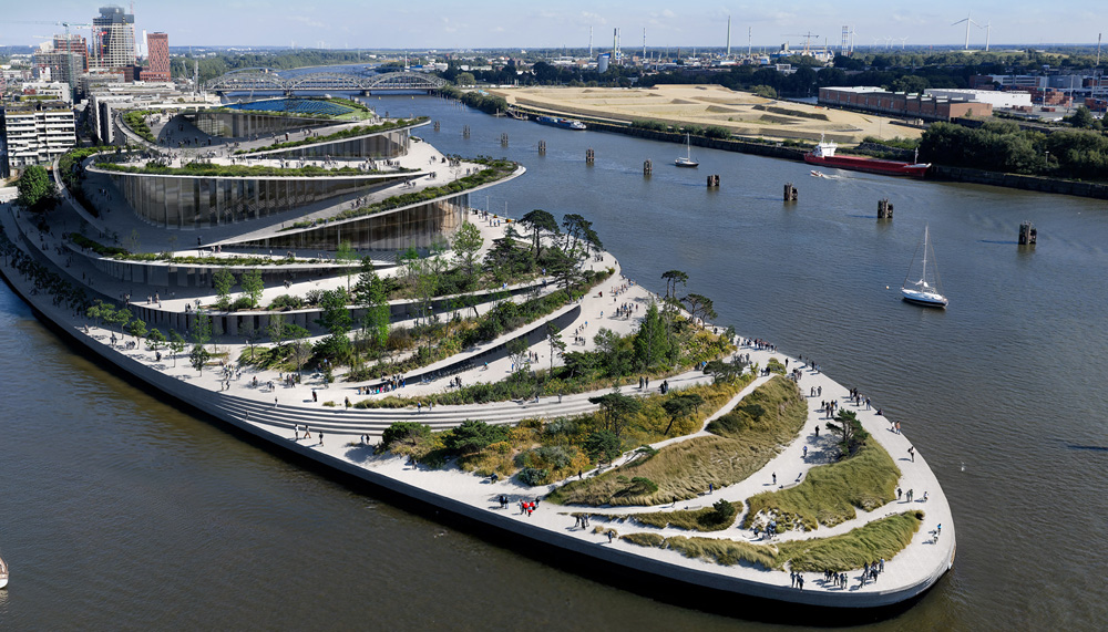 Design for the New Hamburg Opera House _Visu3 © BIG & Yanis Amasri Sierra, Madrid, Spain